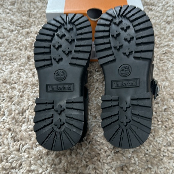 Timberland Clairmont Way fisherman sandal, black full grain, size 6 - Picture 4 of 4